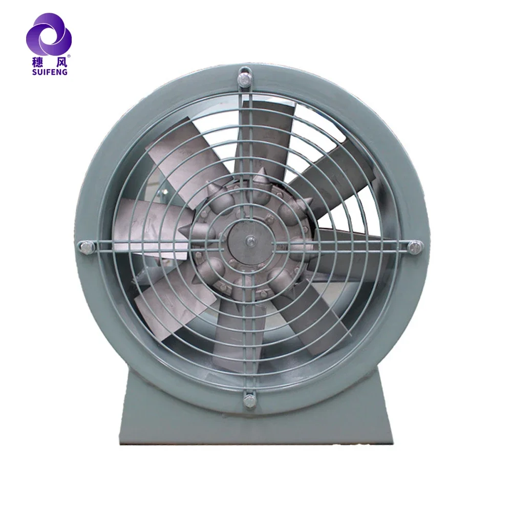 High Efficiency Smoke Exhaust Fan Ventilation Duct Axial Exhaust Fan