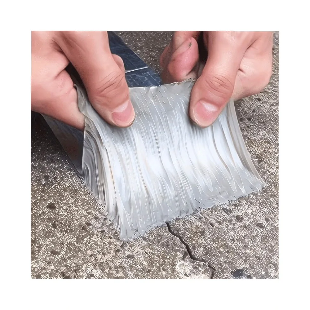 2 Rolls 393.7in Heavy Duty Waterproof Aluminum Foil Tape, Super Strong High Temp Resistant, Leak Proof Rust Proof