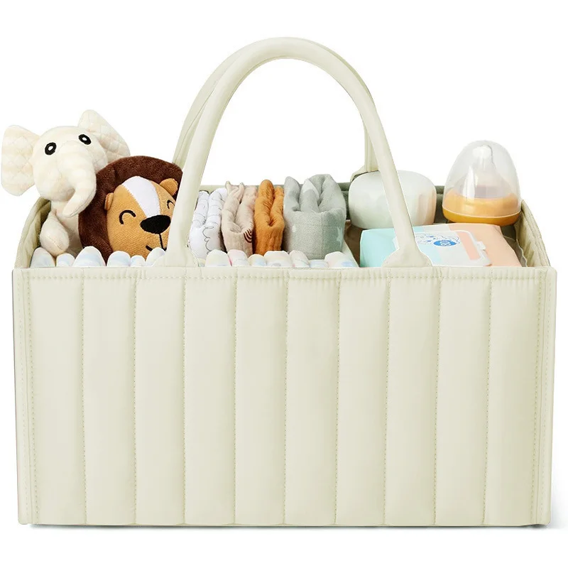 Custom Name Diaper Storage Bag Personalized Embroidery Baby Nappy Organizer Large Capacity Waterproof Mommy Bag Baby Shower Gift