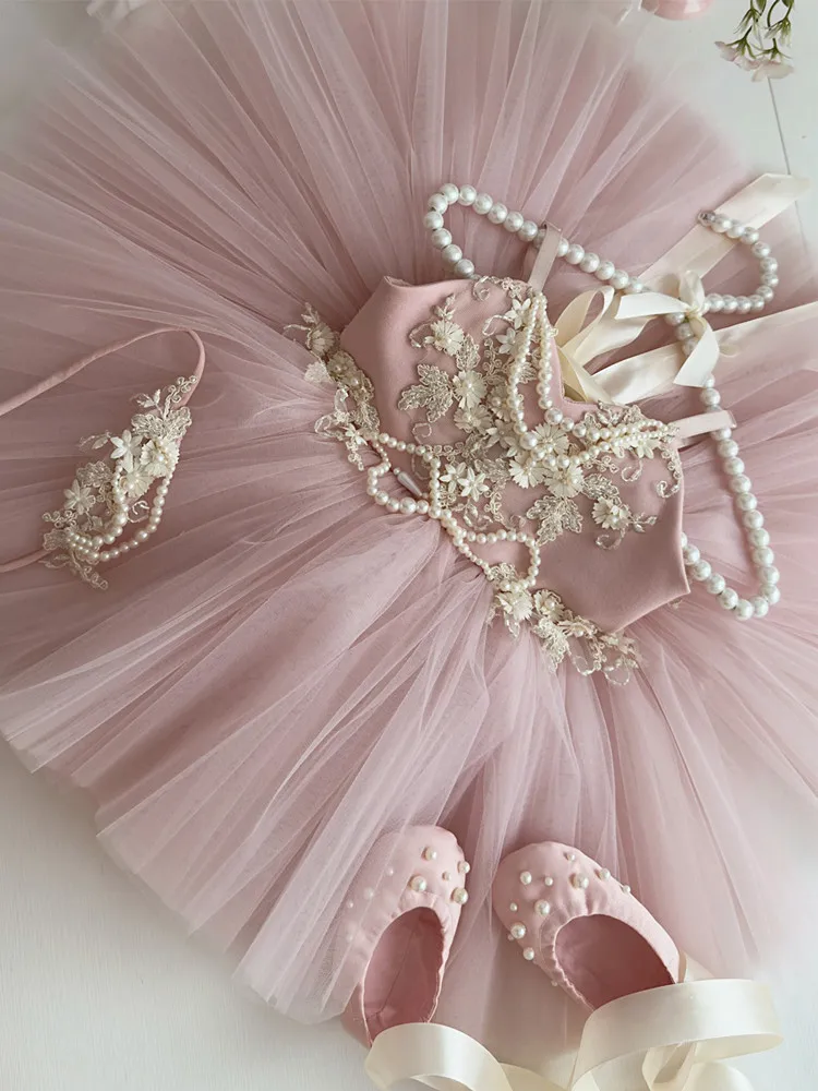 Hochwertiges Prinzessinnen-Abendkleid für Kinder, für Klavierauftritte, Geburtstagsfeiern, Mädchen-Festkleid A5022 Großhandel – Detail 4