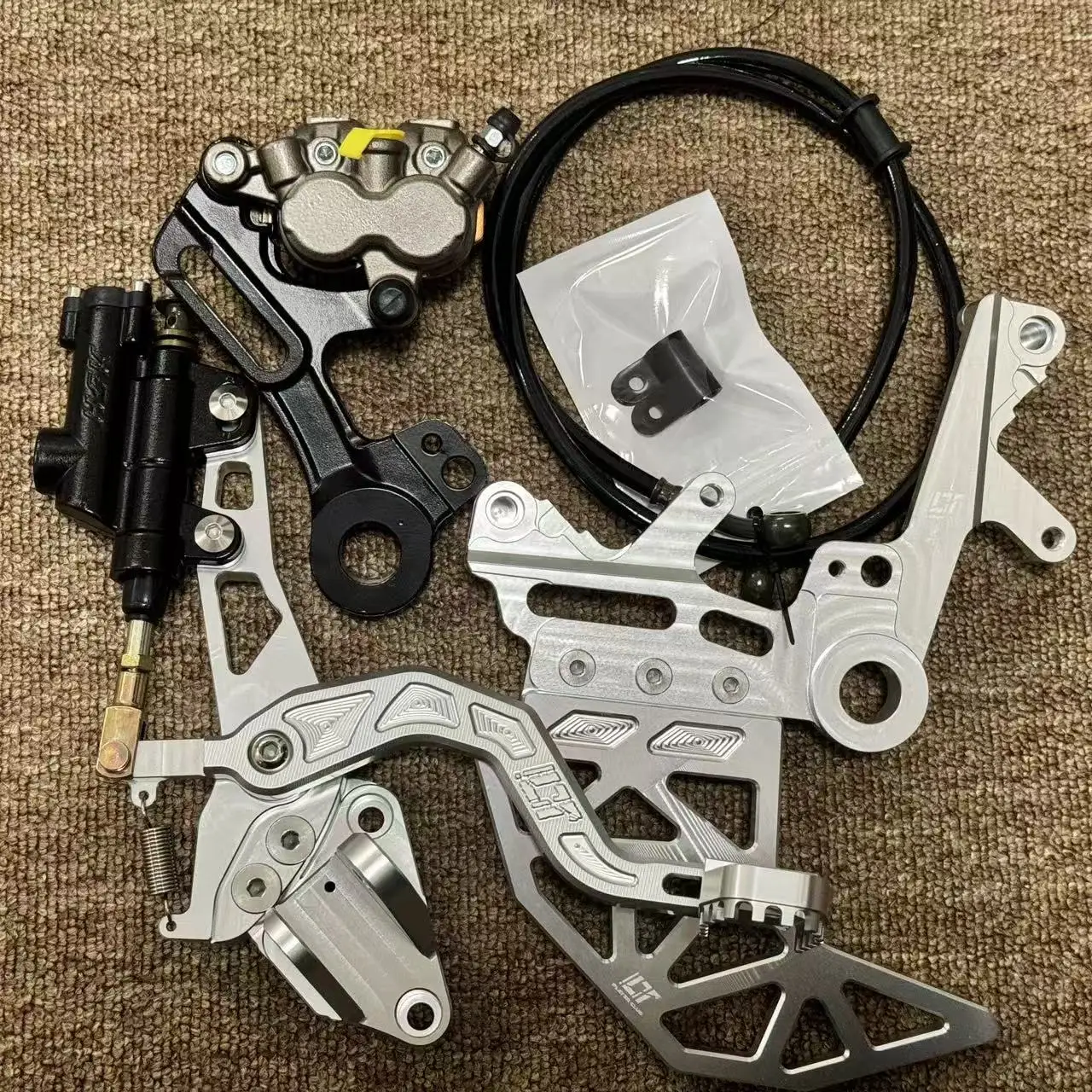 Rear Foot Brake Assembly for Surron Ultra Bee Electric Bike Upgrade