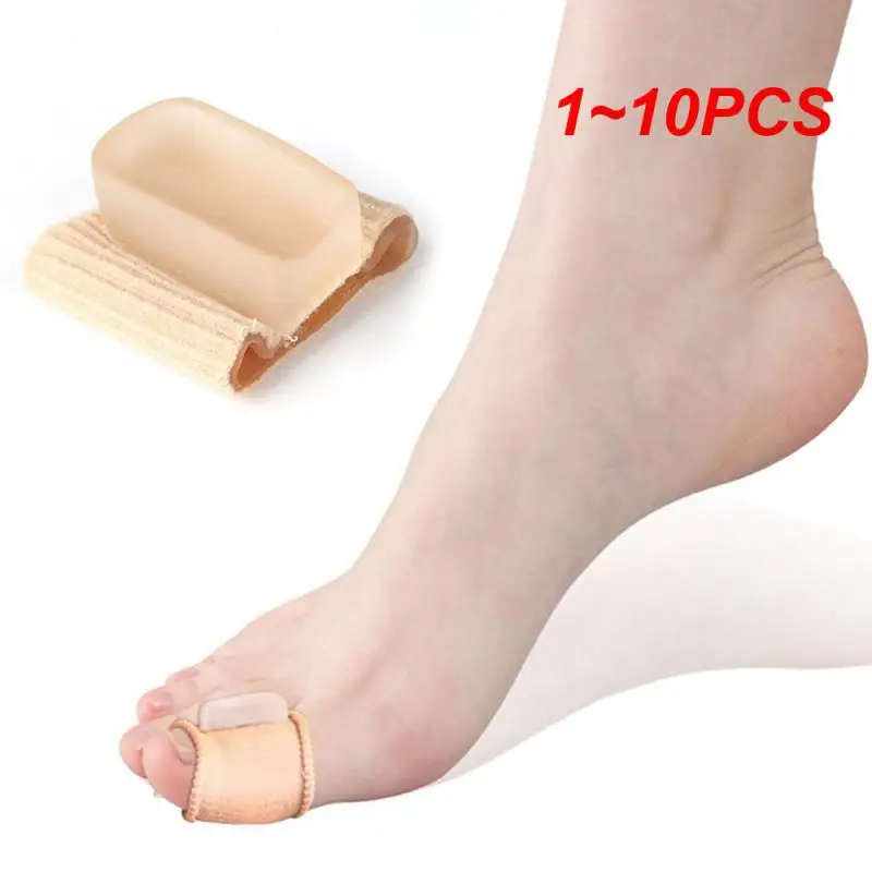 1~10PCS Toe Separator Corrector Hallux Valgus Straightener Orthodontic Toe Braces Silicone Toe Foot Cover Care Tool 2020 New