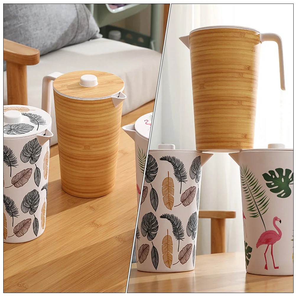 

Large Capacity Water Pitcher Household Cold Water Container With Handle Design For Juice Iced Tea Lemonade Portable Beverage