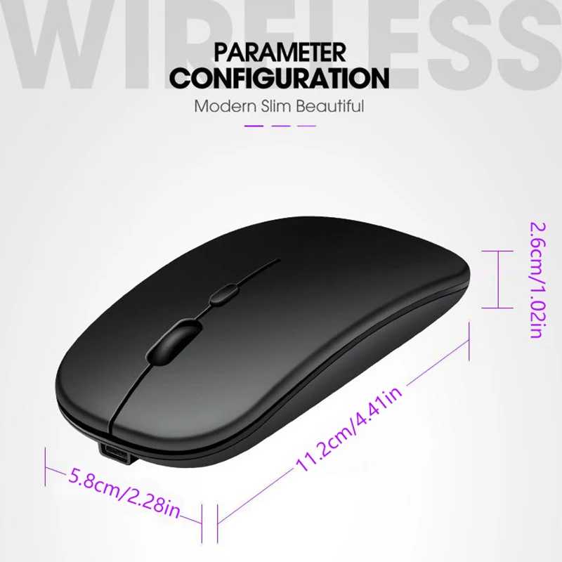 Wireless Silent Mouse X1 Single Mode 2.4G Portable Wireless Gaming Mouse For Portable Computers Tablets