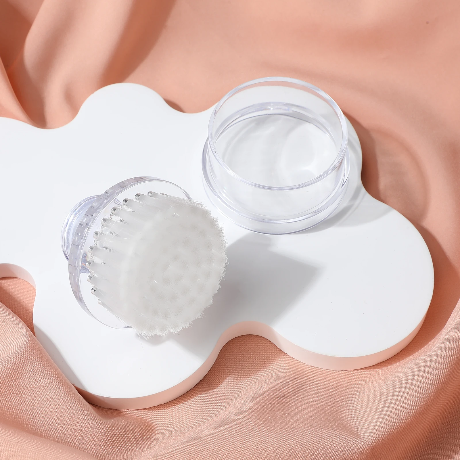 Spazzola per la pulizia del viso Dispositivo per la pulizia del viso impermeabile con cappuccio Strumento per il lavaggio dei pori profondi per una pelle liscia e luminosa