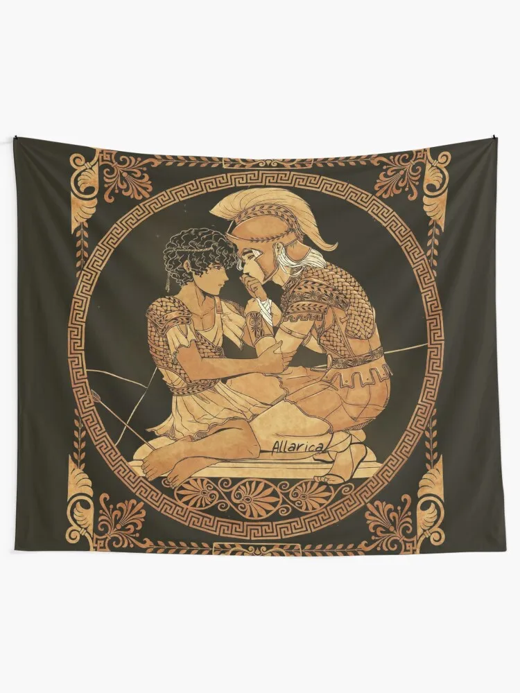 Achilles Bandaging Patroclus Tapestry Cute Tapestry Wall Decor Hanging Wall Hangings Decoration Outdoor Decoration