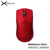 Delux M800mini Ultra Wireless Gaming Mouse,PAW3950,30000DPI,8KHz Polling Rate,46g Lightweight for Small to Medium Hand PC Gamer