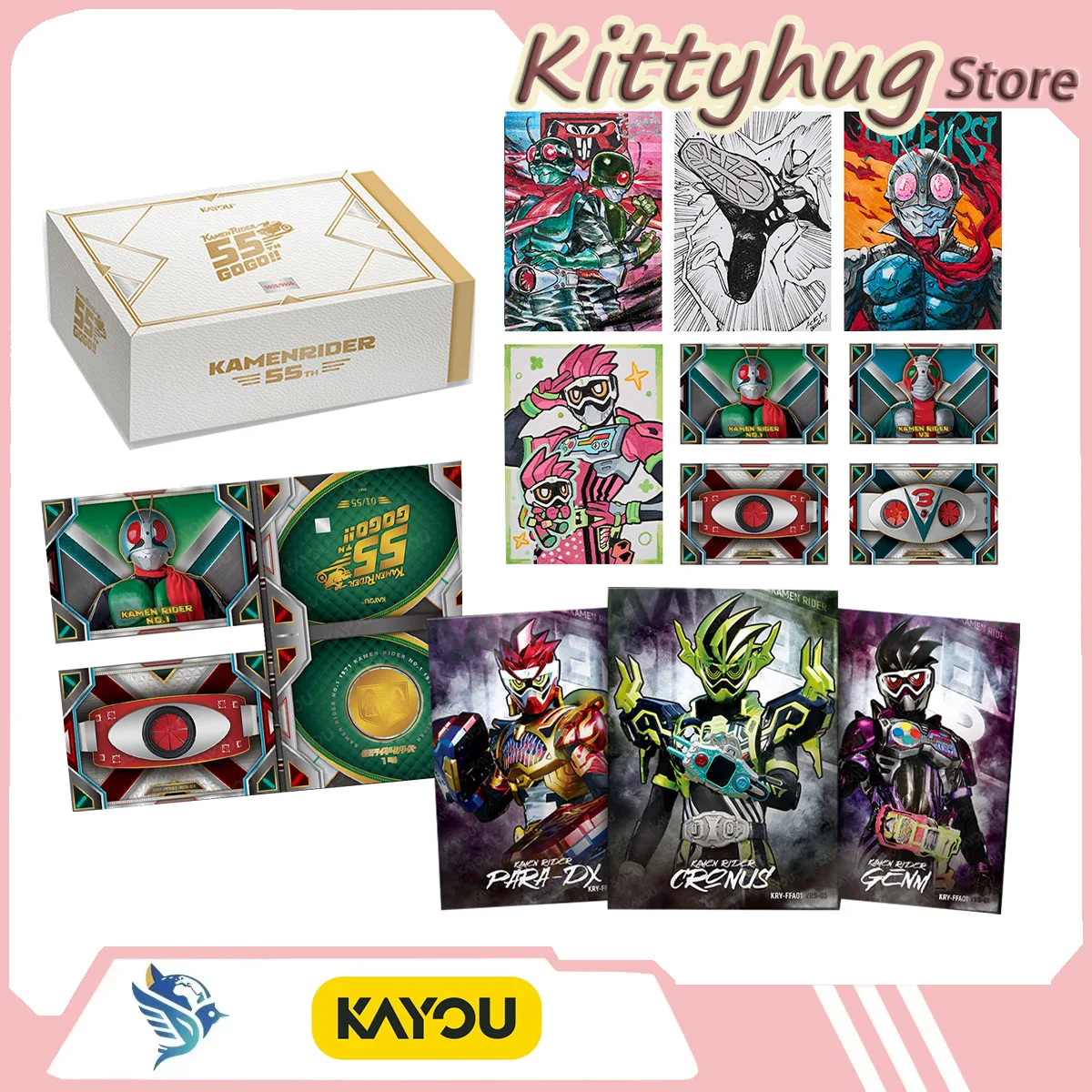 Kayou Kamen Rider Eternal Collection Card 55th Anniversary Celebration Package Original Packaging Set Holiday Gifts