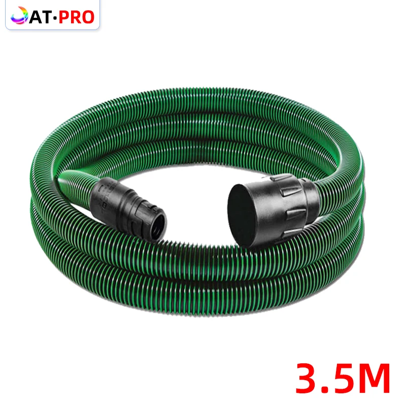 3.5m Electric Hose Suitable For Milka /FESTOOL Dust Collector Ash Suction Pipe Fittings Connected To Sandpaper Machine