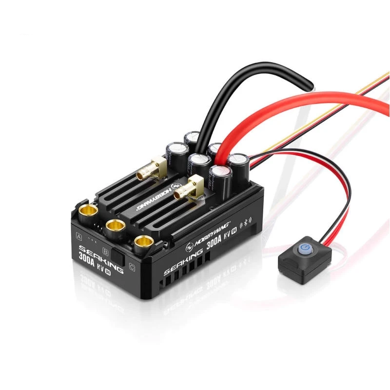 Hobbywing Seaking V4 120A/160A/200A/300A ESC / Elektroniczny regulator obrotów z BEC / Chłodzenie wodne do łodzi RC