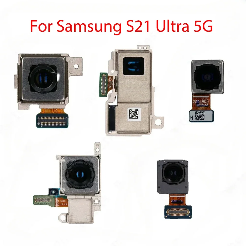 

Rear Front Camera For Samsung Galaxy S21 Ultra 5G G998B G998U Frontal Selfie Back Backside Camera Module Spare Parts