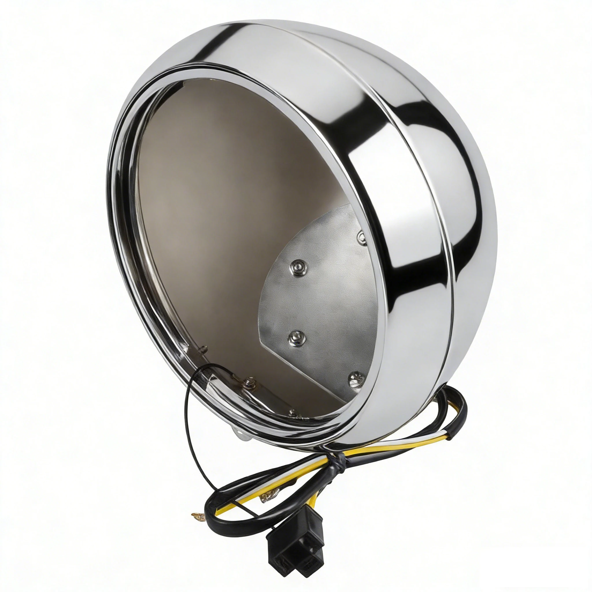 Motorcycle Chrome 7 Inch Round Headlight Housing Headlamp Bucket Cover Universal For Harley Dyna Softail Fat Boy 1986-2011