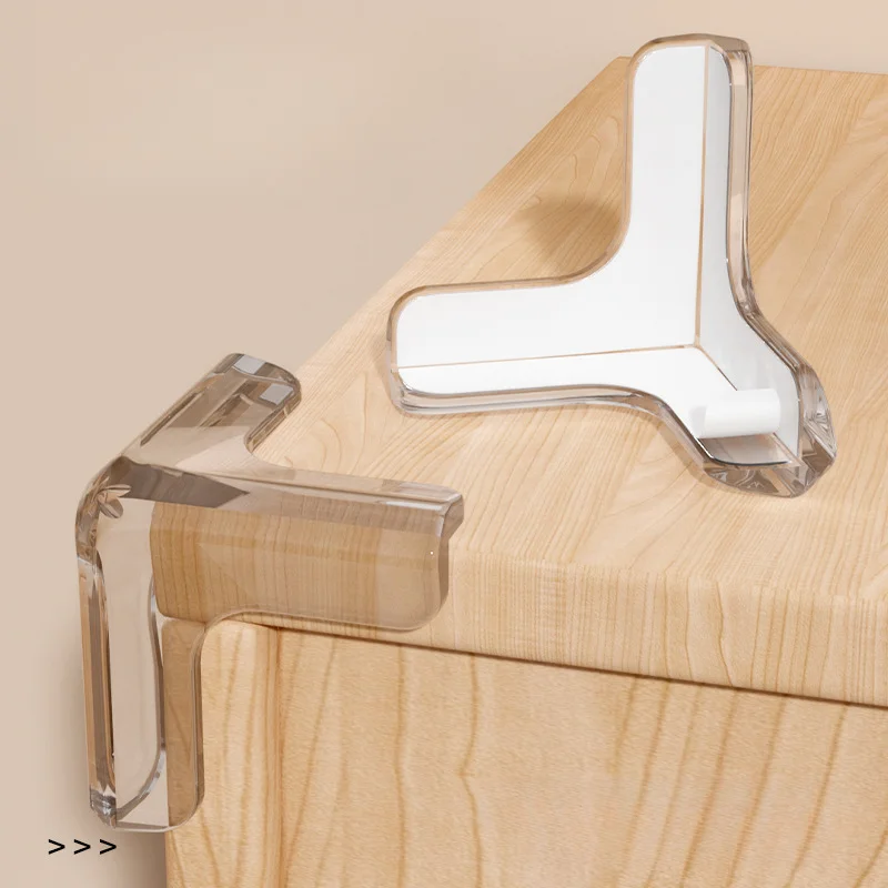 Transparente PVC Anti-Colisão Adesivo, Airbag Canto Capa Protetora, Mesa de Canto Infantil, 10Pcs