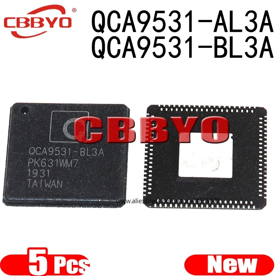 (5piece)100% New QCA9531-AL3A QCA9531-BL3A QCA9531 BL3A QCA9531 AL3A QFN-156 Chipset