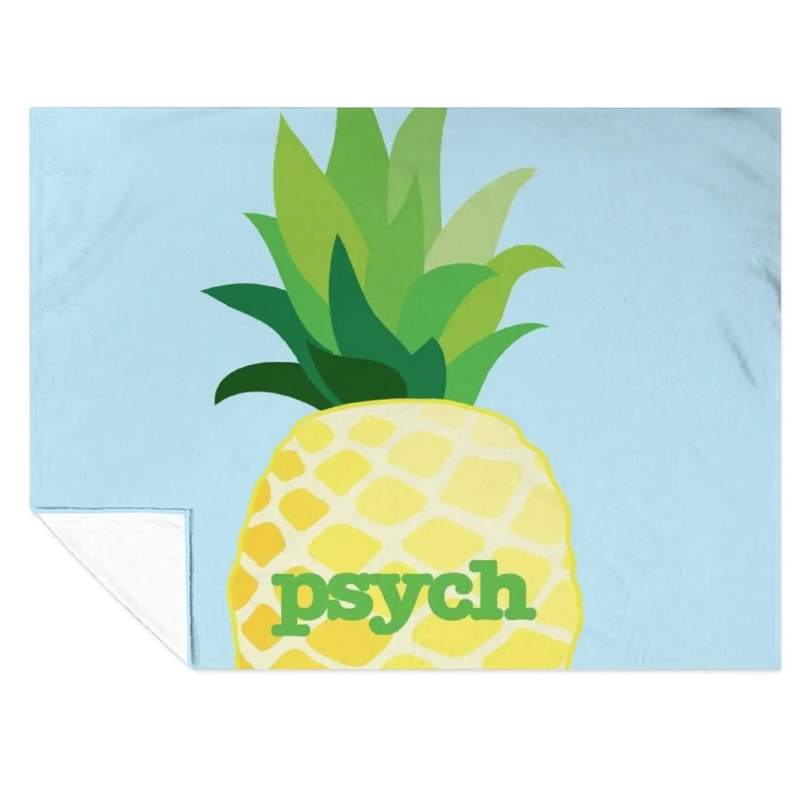 

Psych TV- Pineapple Throw Blanket Nap Thermals For Travel Hair manga Blankets