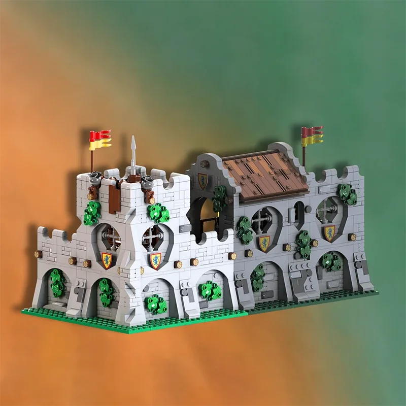 Klocki konstrukcyjne Moc Budynki Model Zamku Rzeźnika Technologia Modularny Średniowieczny Model Zamku Klocki Zabawki Świąteczne Zestawy DIY Zestawy do Składania Prezent