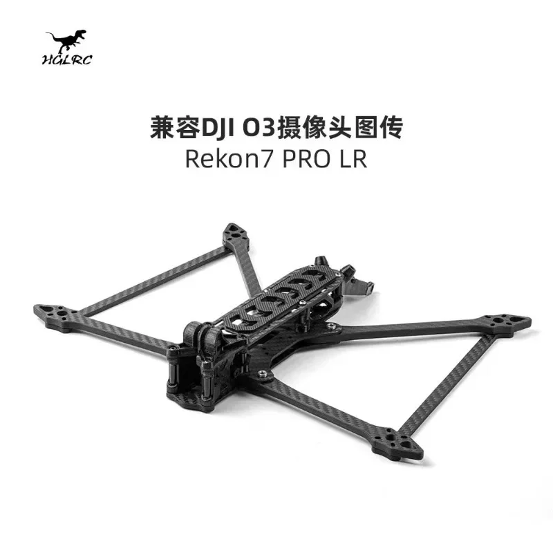 HGLRC Rekon7 PRO 324mm 3K włókna węglowego Rekon7 7 Cal daleki zasięg zestaw ze szkieletem dla DJI O3 Air Unit RC FPV Racing Drone