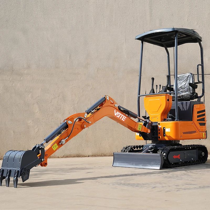 Customized New 1.2 ton 2 ton Mini Crawler Excavator Small Digger with 1000KG Operating Weight Hotel Industry Other Engine Brand