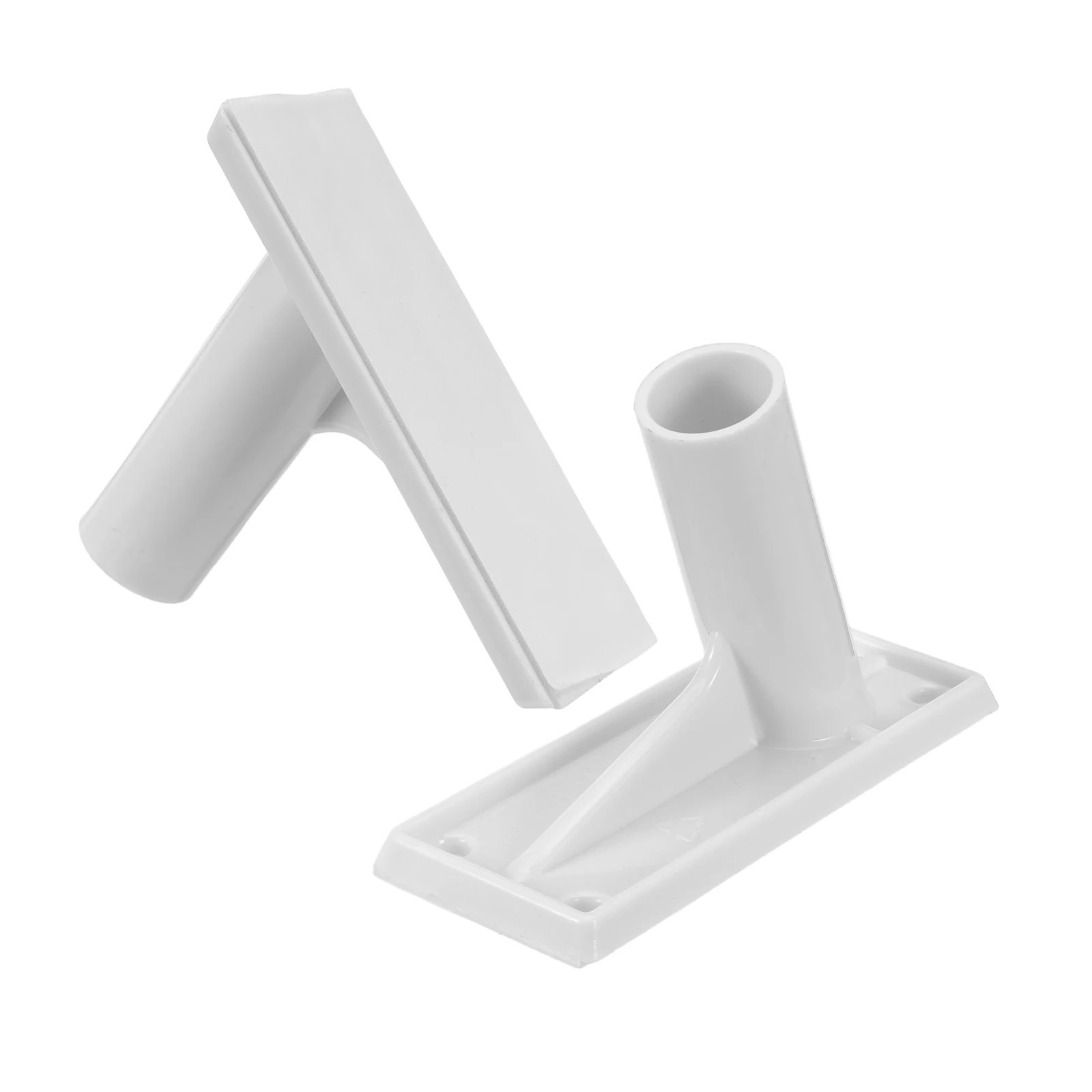 

2Pcs Wall Mount Flagpole Bracket Heavy Duty for Balcony Porch Railing Flag Holder Outdoor Side Mount Installation Easy DIY Setup