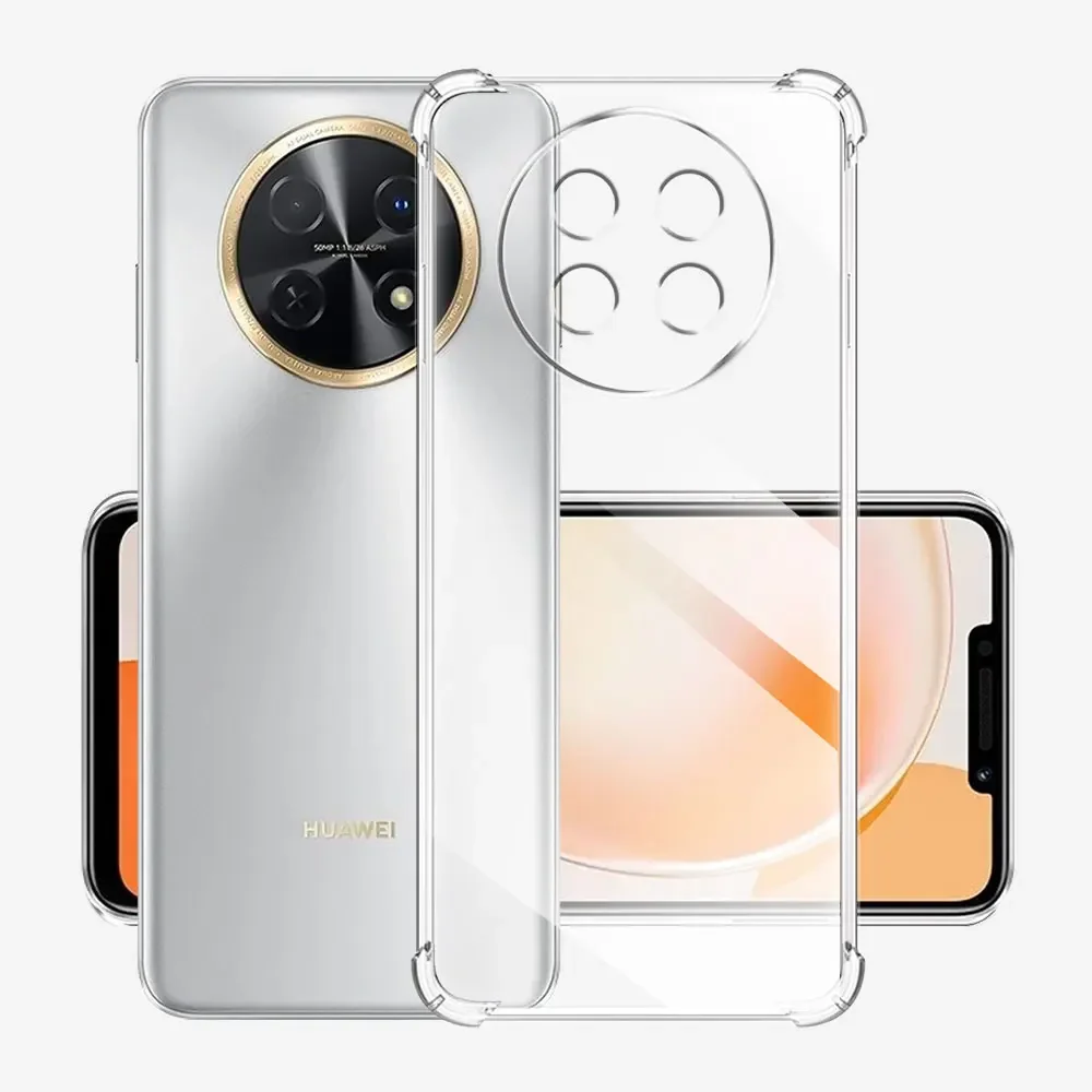 For Huawei Nova Y91 Case Shockproof Phone Case For Huawei Nova Y90 Nova Y71 Clear Silicone Soft Cover Huawei Nova Y70 Plus Coque