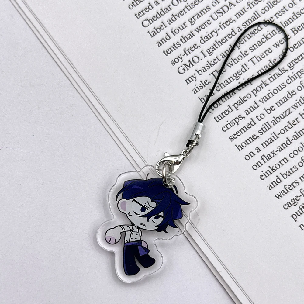 Game Dead Plate Vince Rody Cosplay 2 Pcs/Set Key Chain Rope Phone Chain Keychain Couple Acrylic Keyring Bag Pendant Accessories