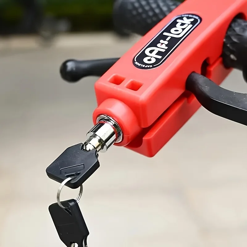 Anti-theft handle lock kit (with key), motorcycle lock - anti-theft accelerator lock, applicable to all models