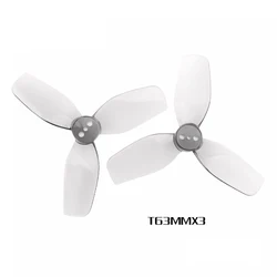 2Pairs T63MMX3 3-Blades 2.5 Inch Propeller CW&CCW for FPV Racing Drone Freestyle Cinelog25 DIY Defender 25 Airplane Parts