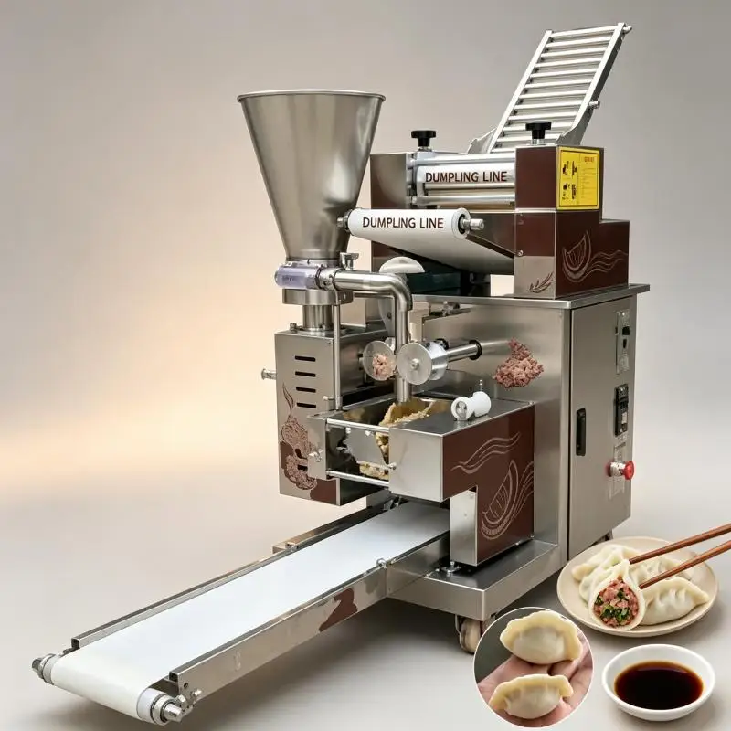 Automatic Dumpling Forming Machine Commercial Filling Wrapper Sealing Equipment for Restaurant Catering Food Production