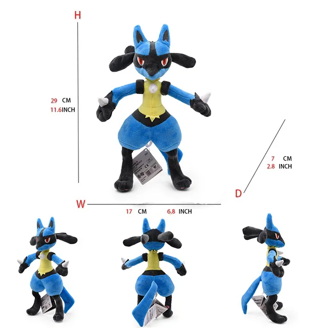 Pokémon Großes Plüschtier, Erd-Schildkröte, Huangyan-Wolf, Soloya, Feurdrache, Spielzeugpuppe, Plüschtier Chi – Detail 18