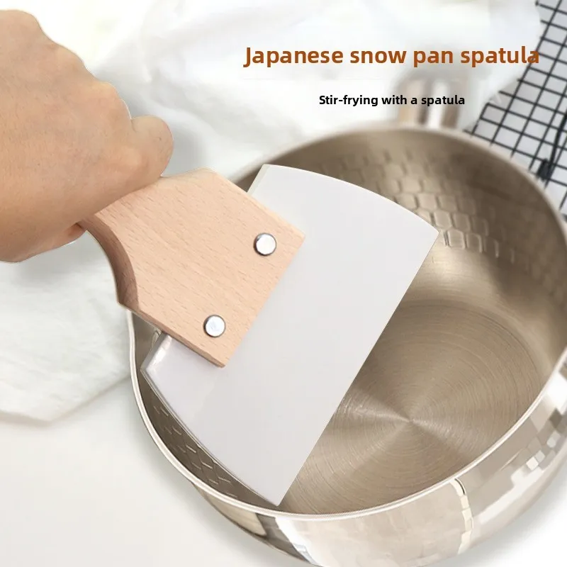 Cross-border Japanese cuisine Snow pan shovel High temperature resistant silicone non-stick pan Cooking shovel Pancake tool