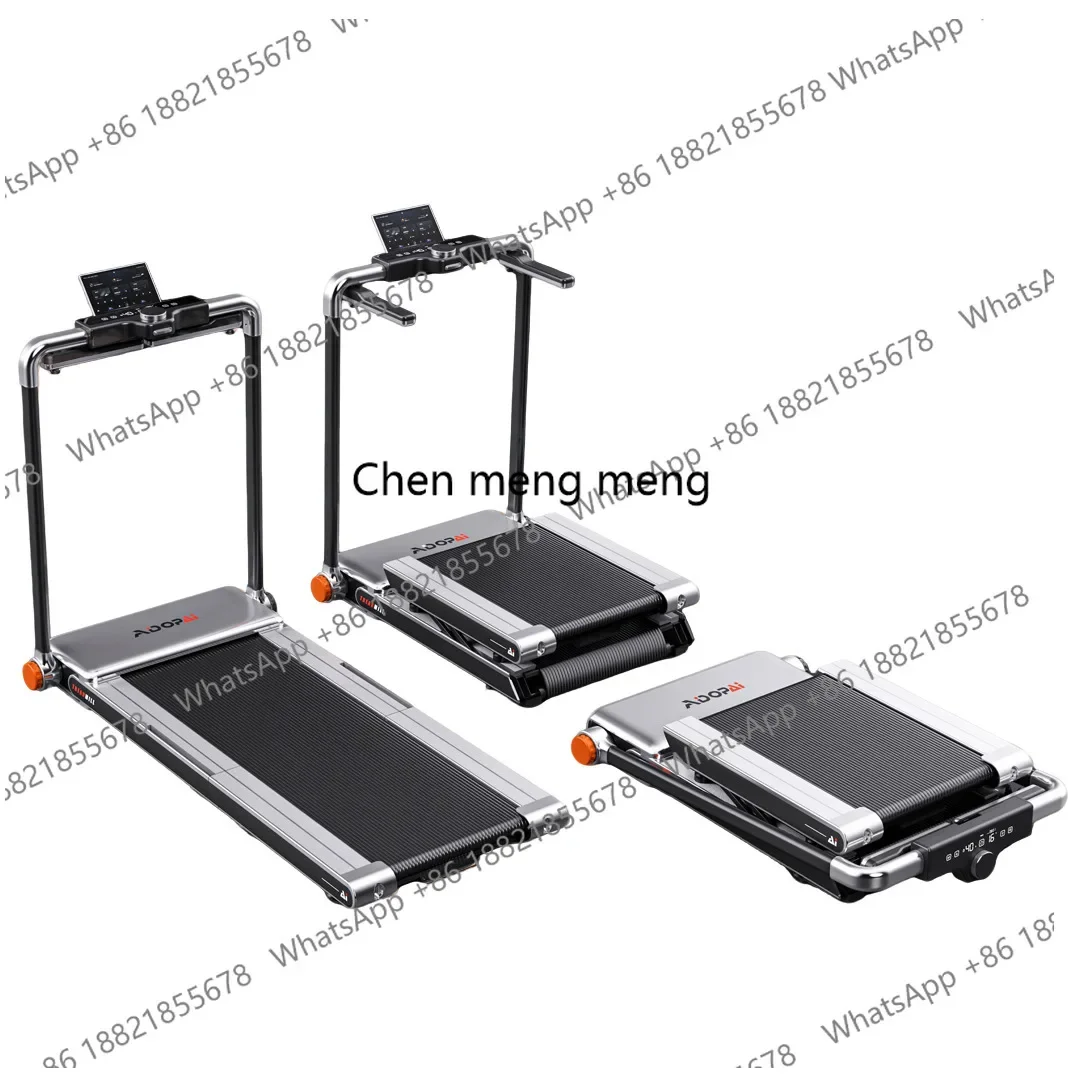A49 Home treadmill with low-noise brushless motor that can fold with one click and intelligently adjust speed
