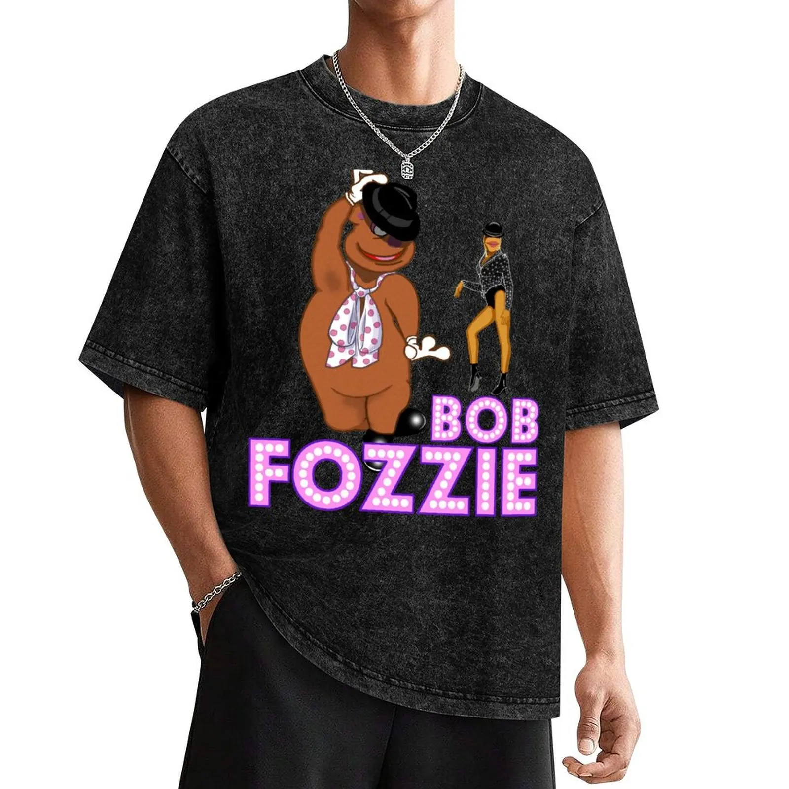 Bob Fozzie T-Shirt Short sleeve tee customs cheap stuff anime men t shirts high quality