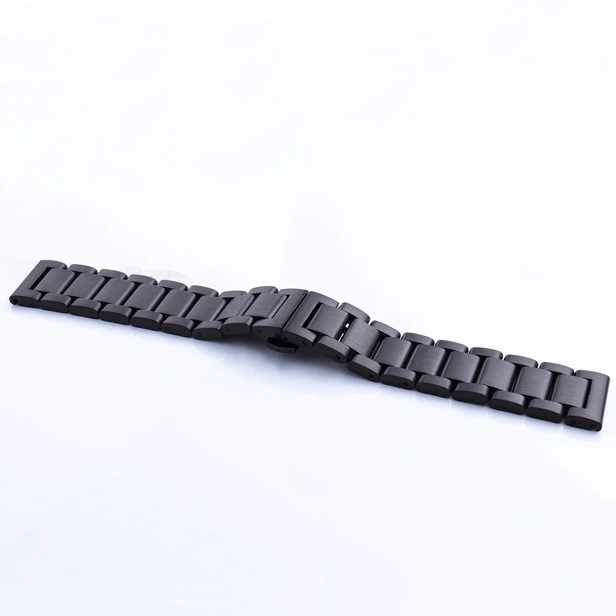 

20mm Stainless Steel Watch Strap Black Maximum Endurance Top-Class Material Perfectly Match Most Watches 20mm Watch Strap
