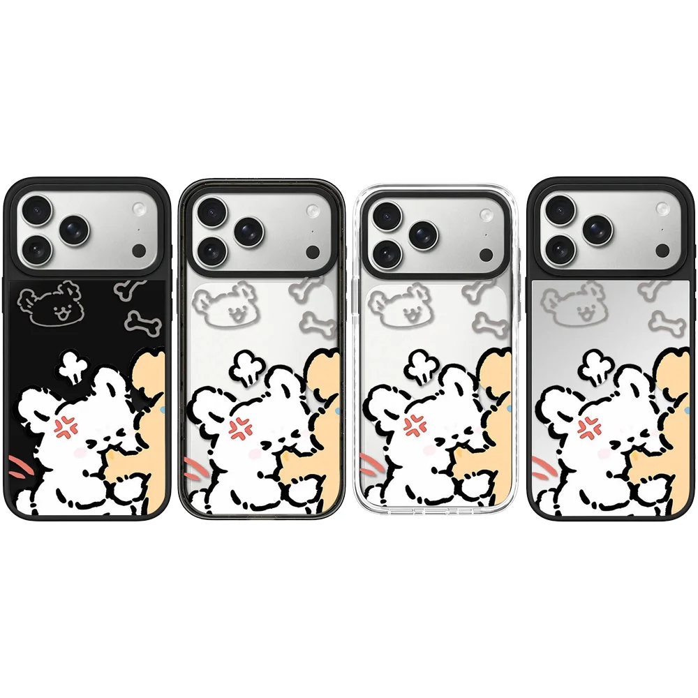 6052618 Acrylic / Mirror Magnetic Case: Compatible with IPhone 17 16 15 14 13 12 Pro Max 17 Air