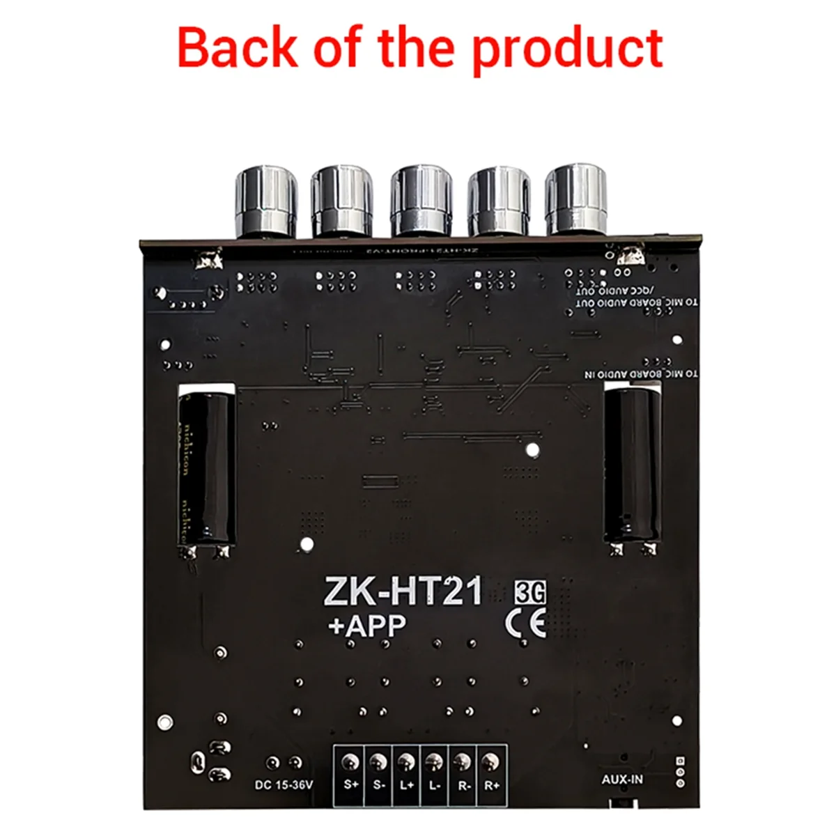 FZFZ HT21-3G 第 3 世代 2.1 チャンネル Bluetooth パワーアンプボード TDA7498E Bluetooth パワーアンプ 160Wx2+220W B