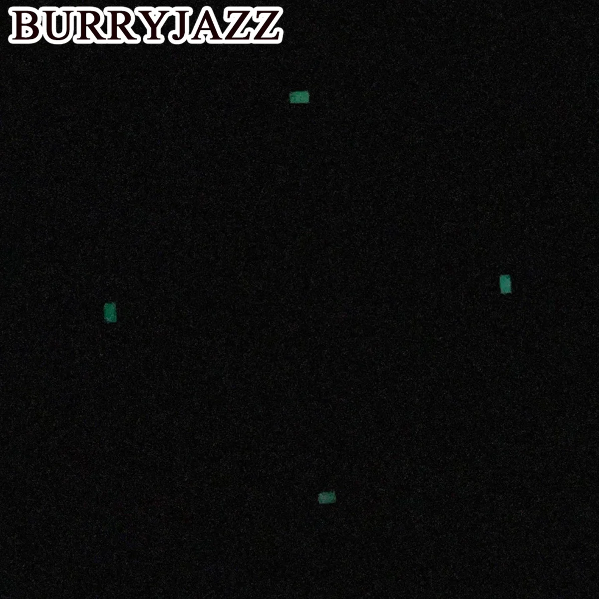 BURRYJAZZ 32.5mm 6 Hands Green Luminous Dial Used For Quartz Movement VK63 VK63A Timing Indicator Watch Modification Accessories