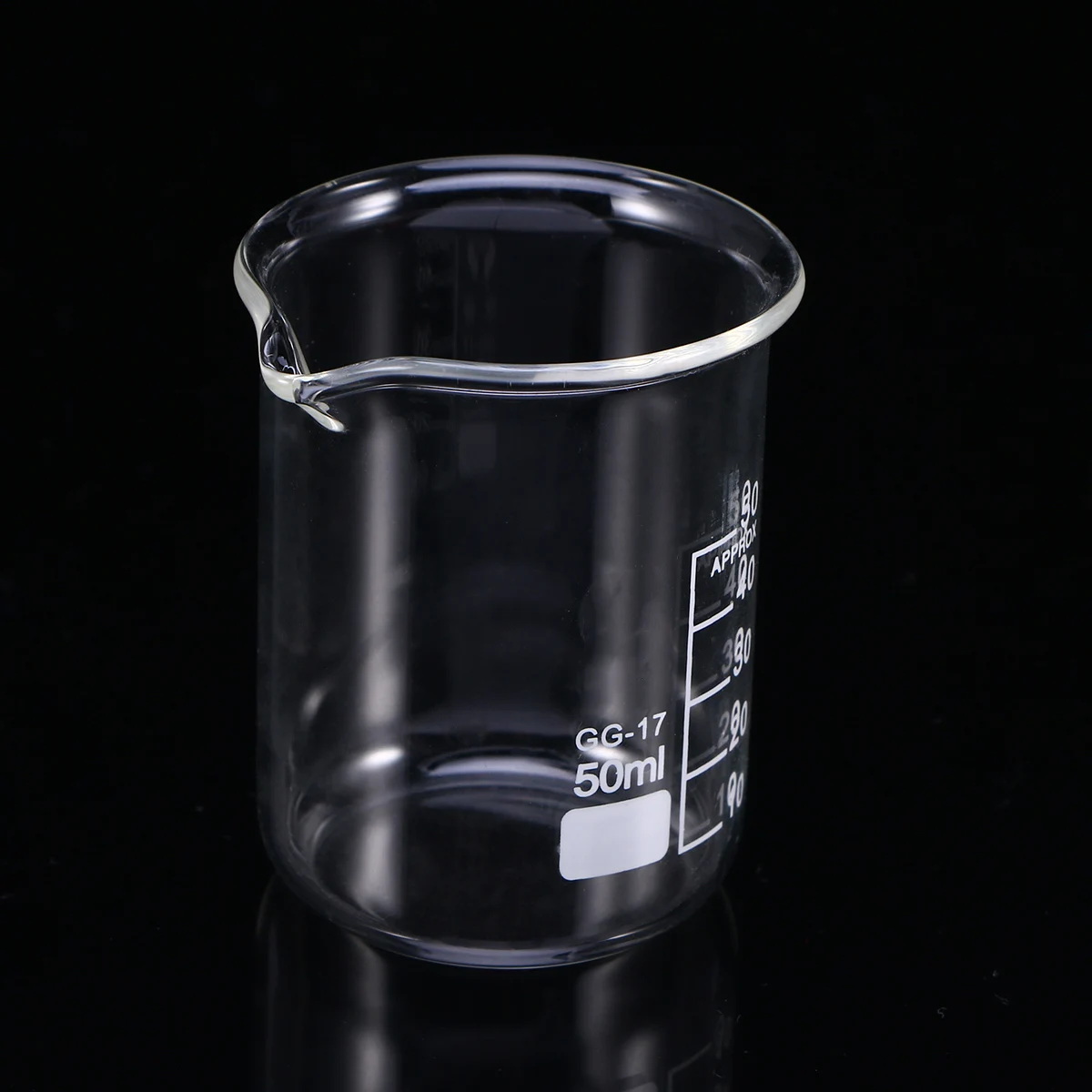 

50Ml Glass Beaker Cup Accurate Scale Lines Measuring Tool for Lab Home Baking Cooking and Liquid Measuring Needs