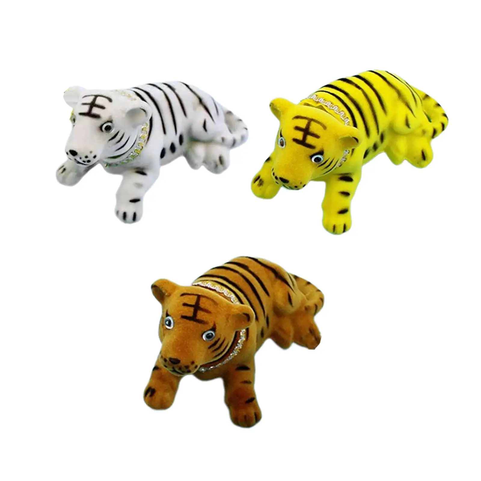 

Приборная панель автомобиля Nodding Head Tiger Украшение приборной панели Ремесла для автомобиля