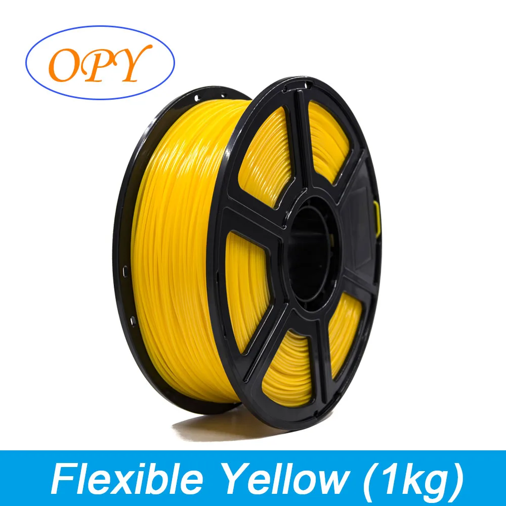 

3D Filament Tpu Flexible 1.75 Mm Printing Material Thread Nature Colors Black 0.5Kg 1Kg 10M 100G Sample