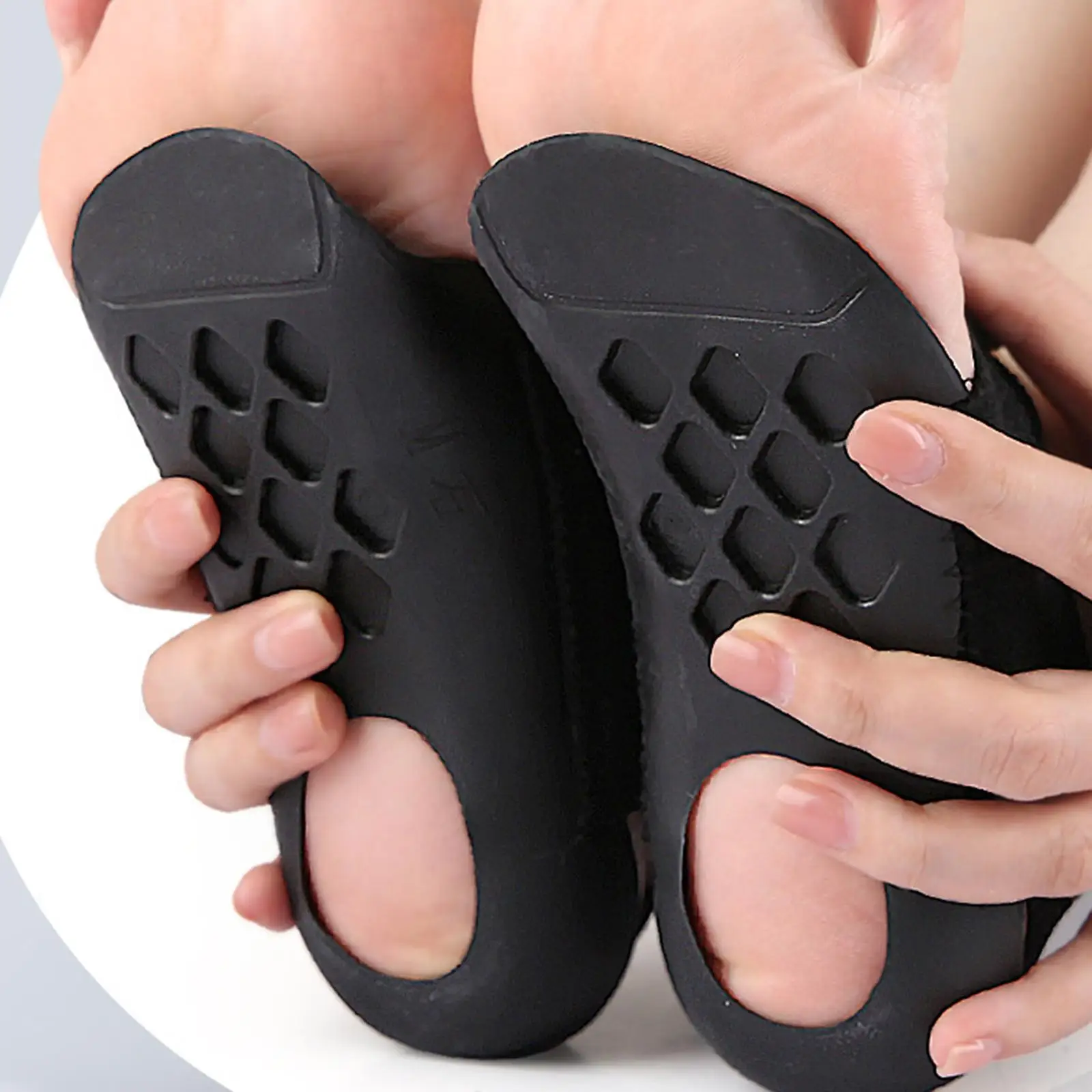 Plantar Fasciitis Flat Feet Reflexology Sandals Plantar Fasciitis for Men Women Bow Legs Household Office Outdoor Foot Alignment