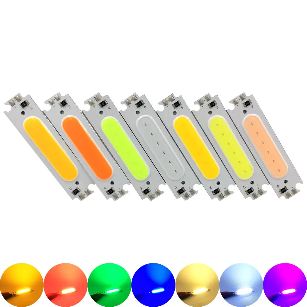 COB Strip LED Light Bulb DC 12V Strips Light COB LED Work Lamp Chip On Board Lamps for Car House Lighting Support Dropshipping