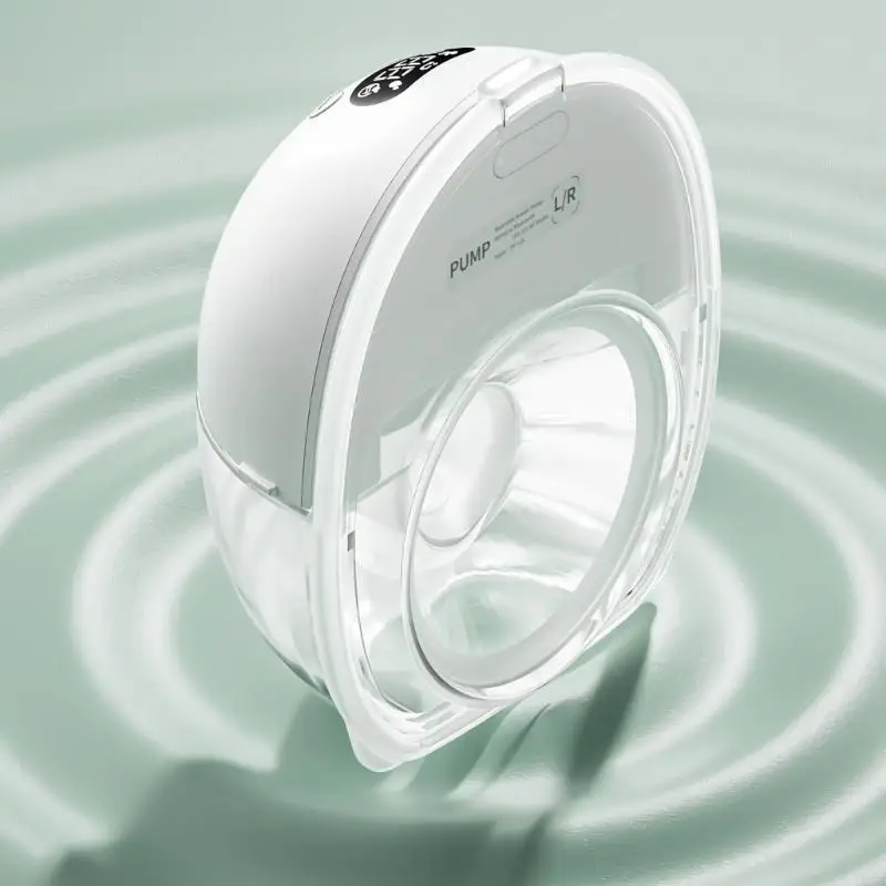 مضخة ثدي يمكن ارتداؤها يدويًا، تطبيق ذكي للتحكم في 9 مستويات قابلة للتعديل، تصميم مدمج وسري قابل لإعادة الشحن من النوع C A2UB #6