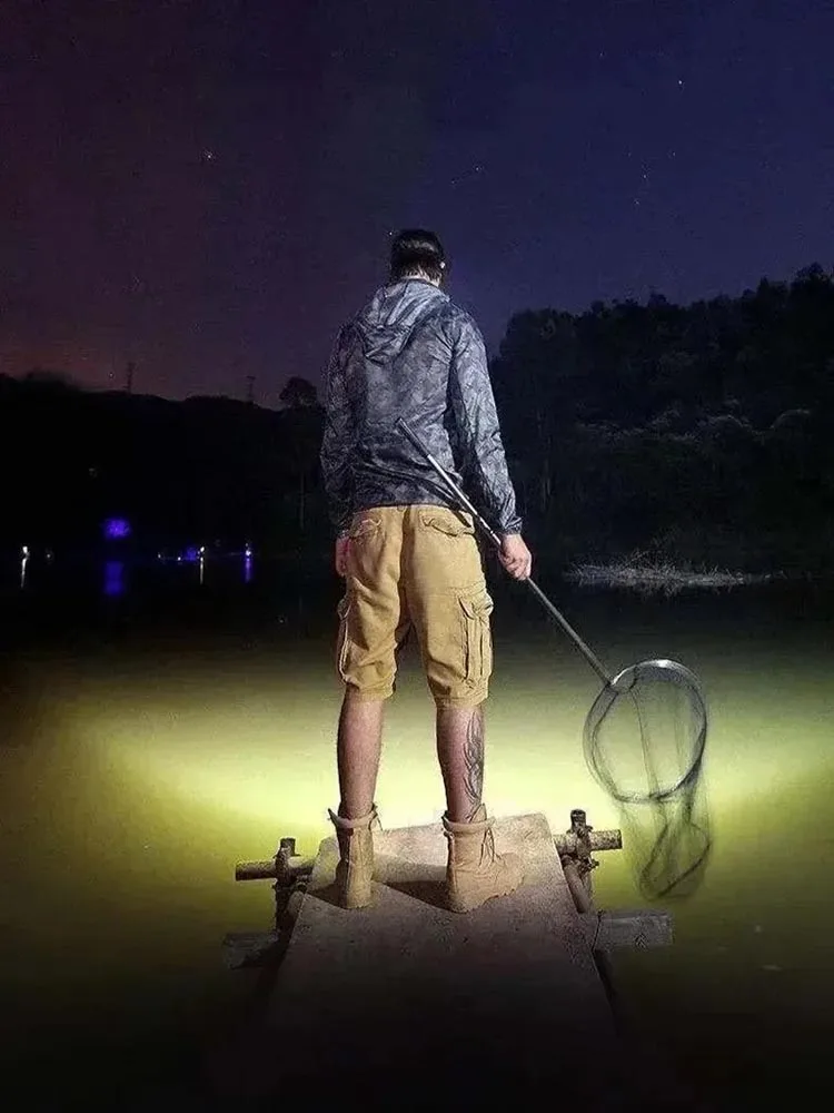 AliExpress ctzsoop 5 LED Flashlight Rechargeable with Built in Lithium Battery Strong Head Light Camping Adventure Fishing Cycling Headlamp