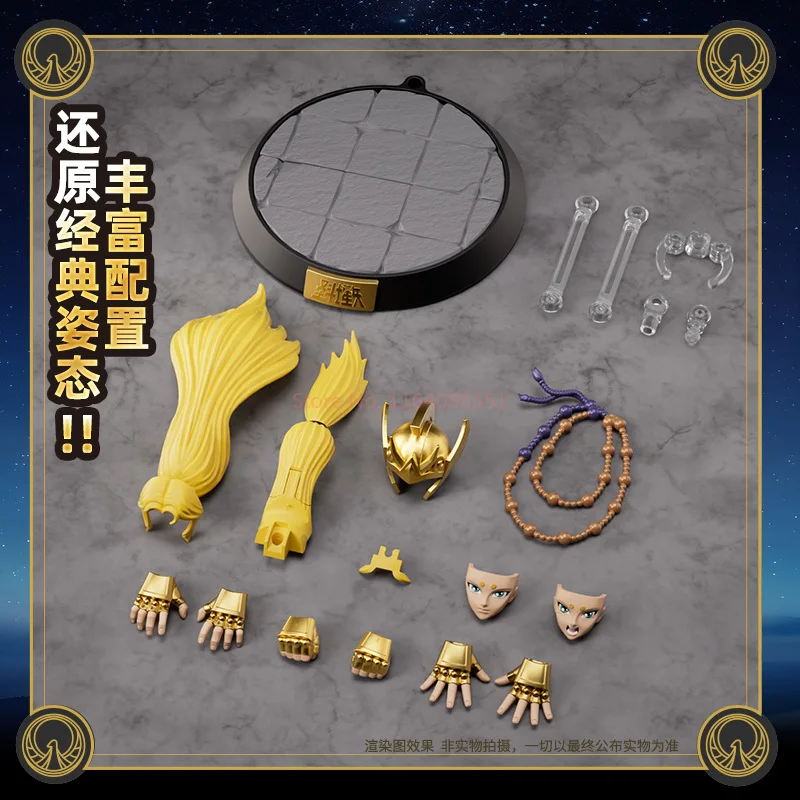 Asli BLOKEES Saint Seiya Aiolos Tenma Pegasus Action Figure Beyond Versi Mainan Perakitan Model Kit Gambar Boneka Model Anak-anak
