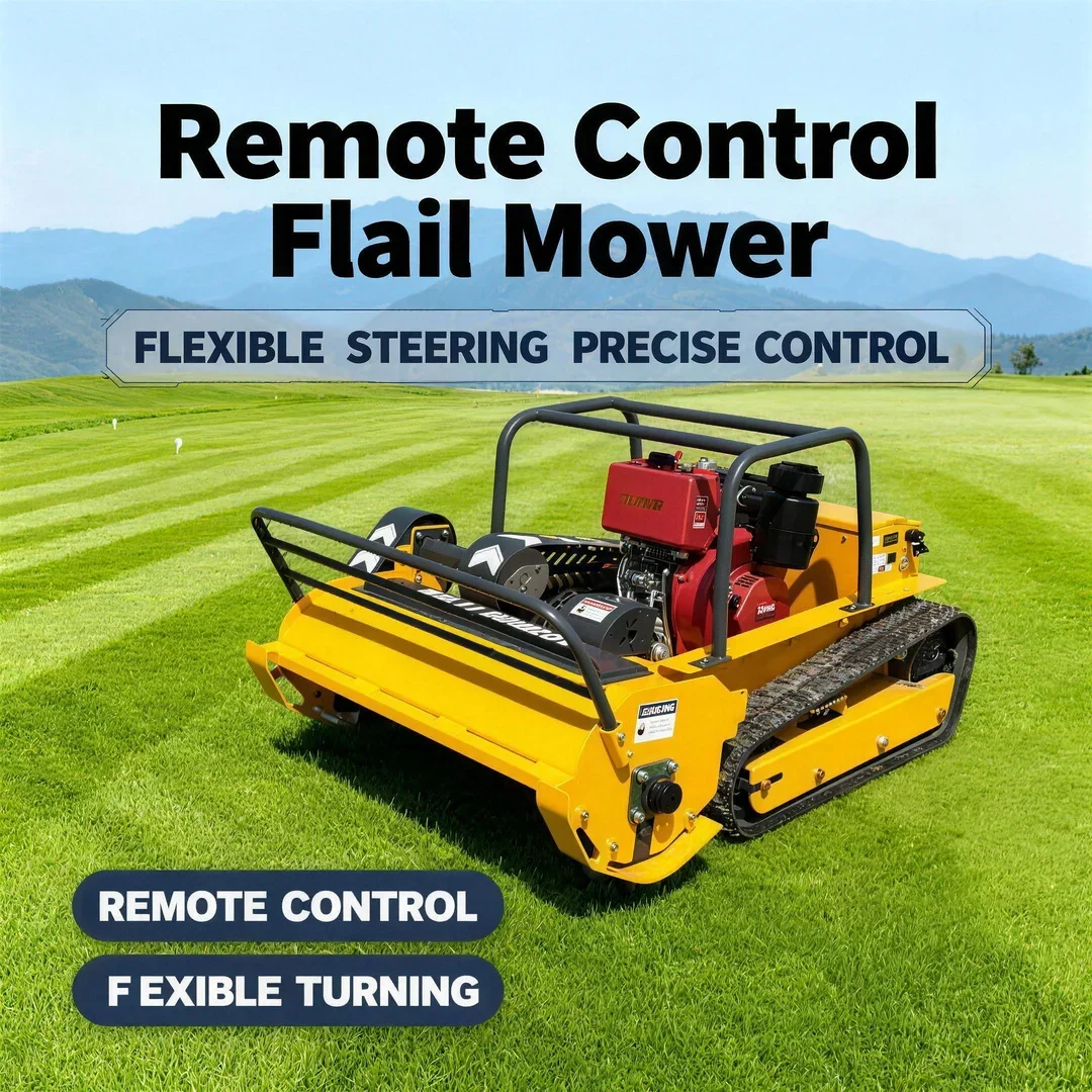 

Индивидуальная гусеничная газонокосилка с сертификатом CE - хит продаж, мини-робот для резки травы с дистанционным управлением