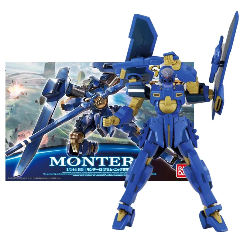 Bandai HG Reconguista in G Gundam Montero Action Figure Mobile Suit Gundam Model Kit Toys For Boys Gift Static Display