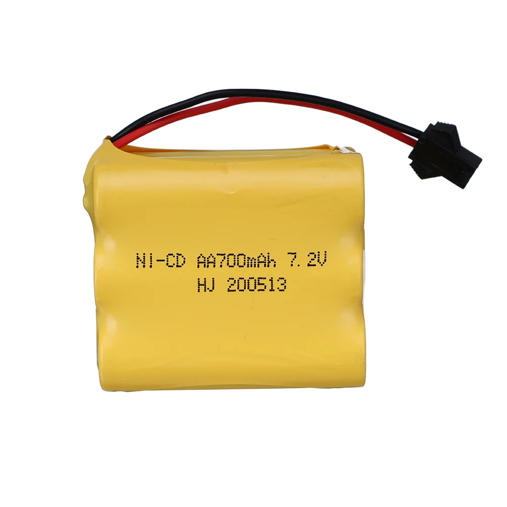 7.2V 700mAh NI-CD Battery SM/JST/Tamiya Plug For Remote Ccontrol Electric Toy Boat Car Truck 7.2 V AA nimh Rechargeable Battery