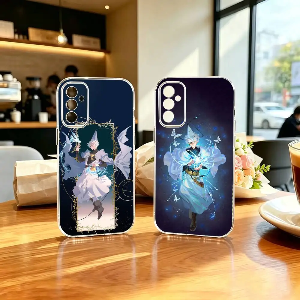 Witch with right eye patch Qifrey WHA  Basic Phone Case For Samsung A71, A70, A52, A51, A40, A30, A20 Transparent Cover
