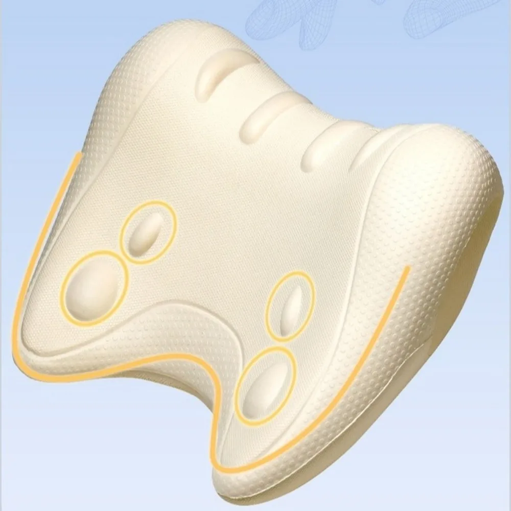 U-Shaped Contour Cervical Massage Pillow Soft EVA Material Acupressure Design Neck Shoulder Relaxer Multi-Purpose Use