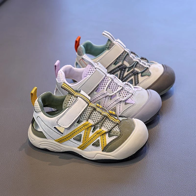 

Summer Children Causal School Shoes Mesh Hollow-out Outdoor Sports Sandals for Boys Girls Running Lightweight Kids Walking Shoes